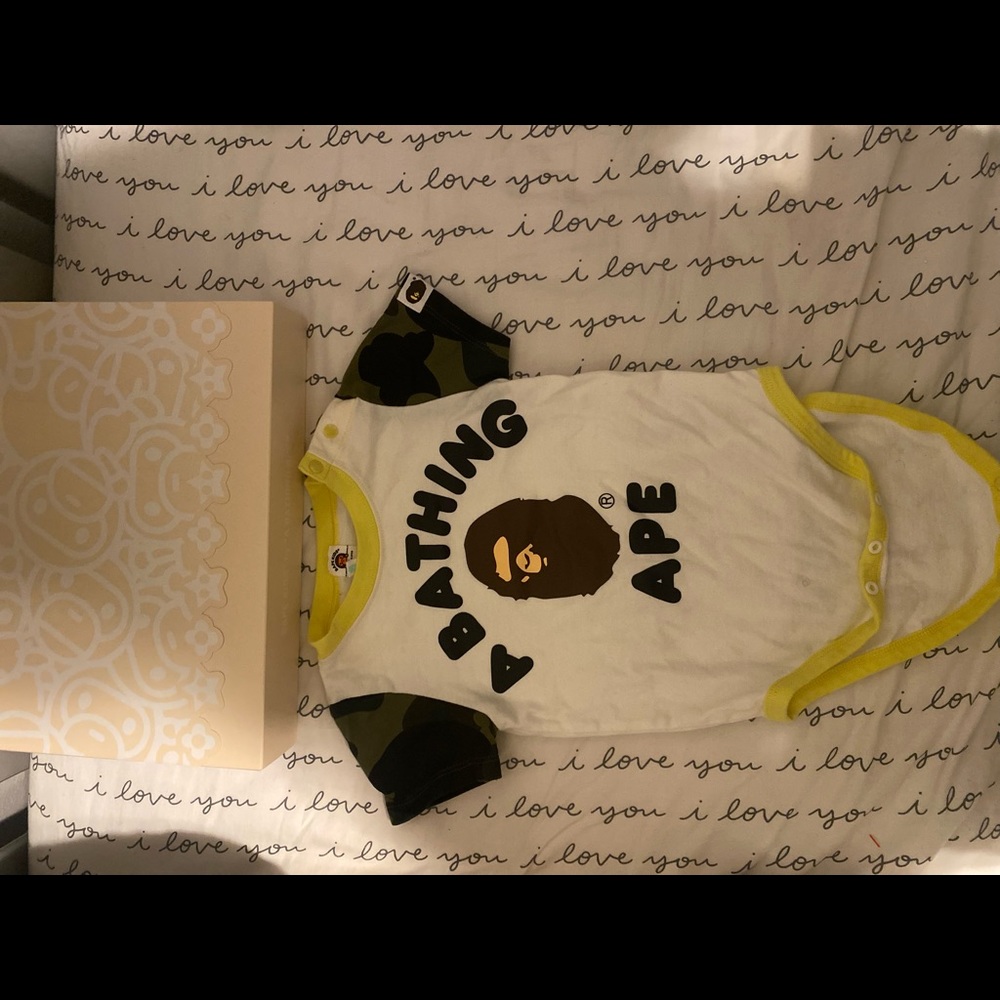Bathing Ape Bape onesie